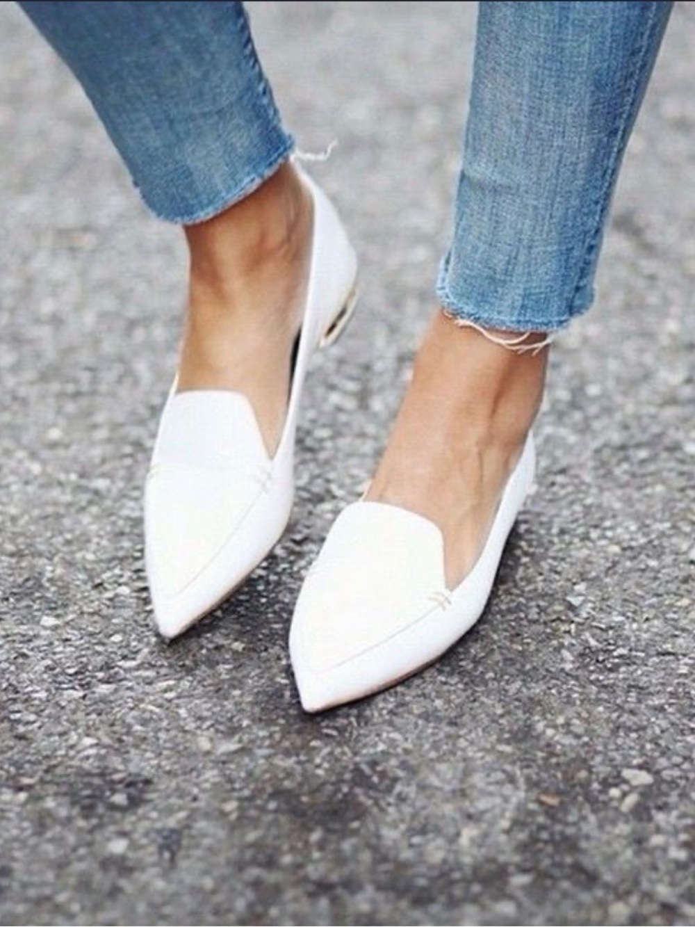 Nicholas Kirkwood “Beya” White Leather Loafer (size 8.5/US9)